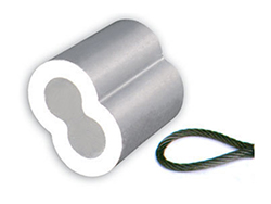 Duplex Aluminium Ferrules/Sleeves, Wire Rope